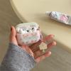 Японский и корейский ins нишевый розово-зеленый мишка для AirPods 1 / 1 наушников защитный чехол 1pro второе и третье поколение новые модели