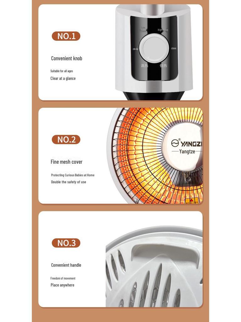 Электронагреватель двойного назначения Yangzi: Быстроразогреваемая переносная печь для дома и террасы