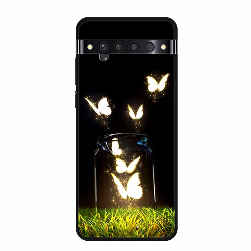 Чехлы для TCL 10 Pro Мягкий ТПУ Силикон Кот Лев Задние Чехлы для TCL 10 Pro T799B T799H Обложка Ударопрочный Funda Capa TCL10Pro 6.47"