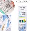 Полностью игольчатая ручка-пресс Стираемая ручка Школьные офисные канцелярские товары Термочувствительная стираемая ручка