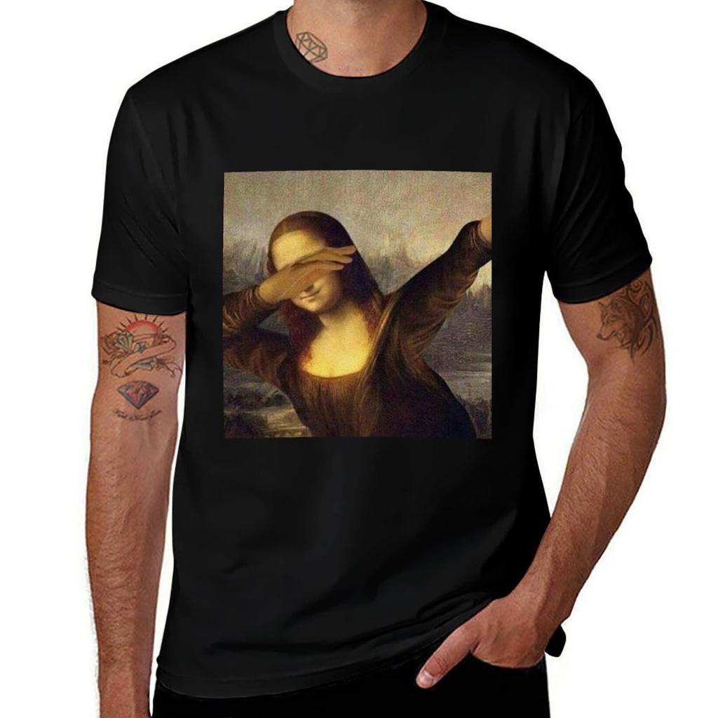 Mona Lisa Dabbing Dab The Original Tshirt T Shirt Unisex Cotton T Shirts For Unisex Graphic Funny Tshirt