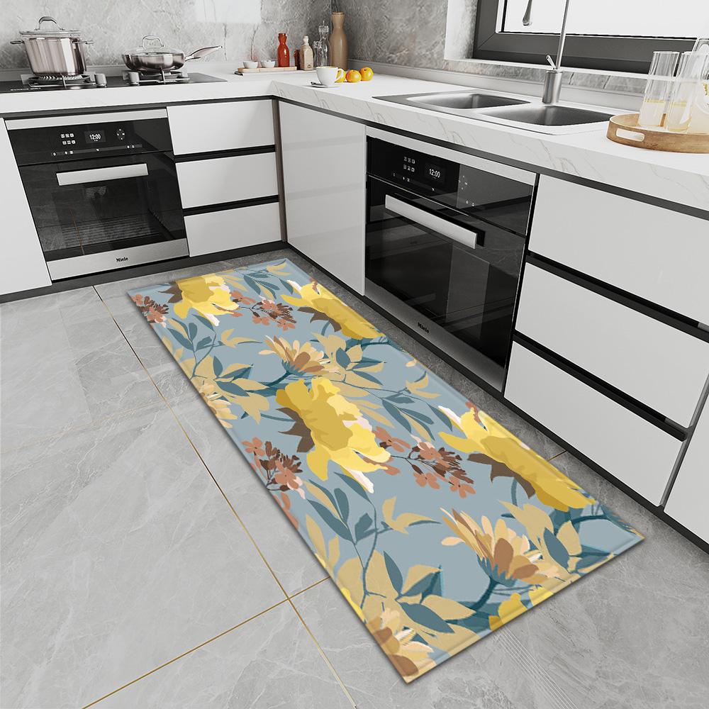 Коврик для кухни, коврик для входной двери, ковер для спальни, домашний коридор, ванная комната, нескользящий пол, ковер с рисунком для гостиной