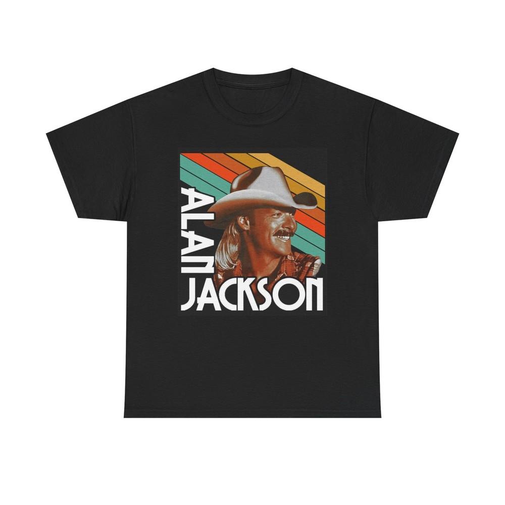 Alan Jackson Graphic T Shirt Vintage Country Album Unisex Heavy Cotton Tee Unisex T-Shirt