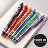 6pcs 0.5mm Erasable Gel Pen Set 6 Colors Ink Writing Gel Pens Refills Rods Washable Handle for School Office Stationery Supplies