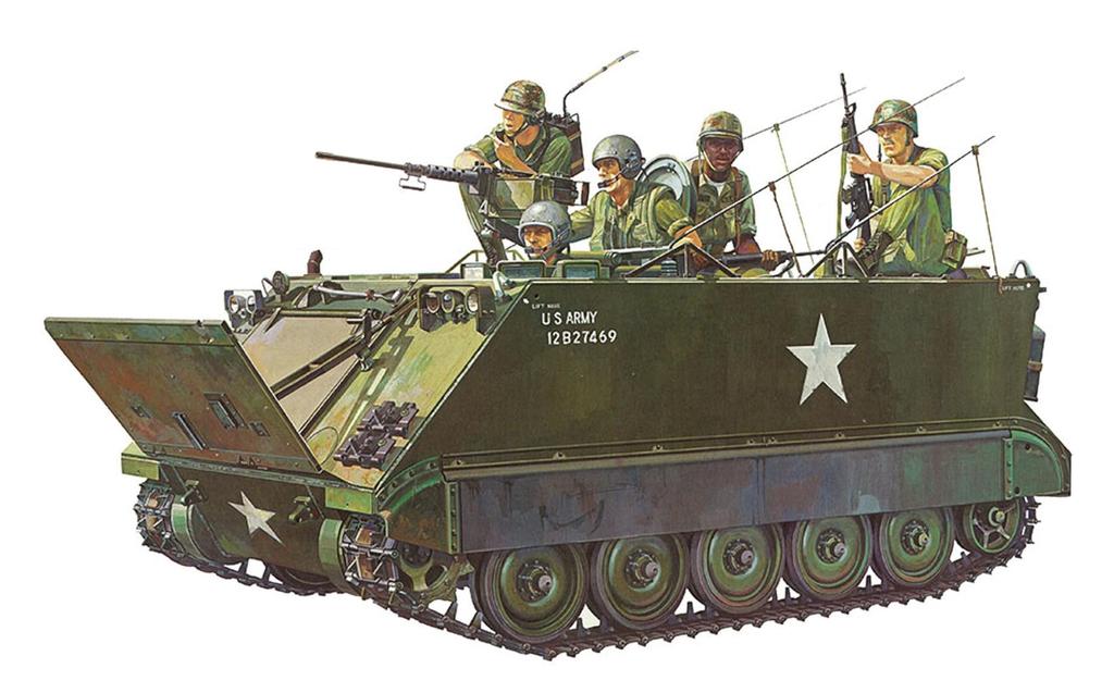 Tamiya Military Miniature Series 40 US Army Armored Personnel Carrier Plastic Model Kit 35040 1/35 No. M-113