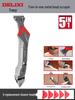 Delixi Multifunctional Caulking Tool: Glue Scraper, Smoothing Blade, Beauty Seam Tool.