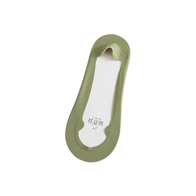 Летние женские тапочки с низким вырезом, бесшовные шелковые носки-лодочки, силиконовые нескользящие ультратонкие дышащие невидимые носки