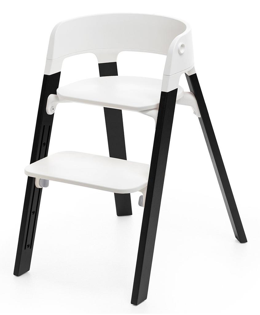 Stokke Ступеньки Стул Черные Ножки, Дуб,