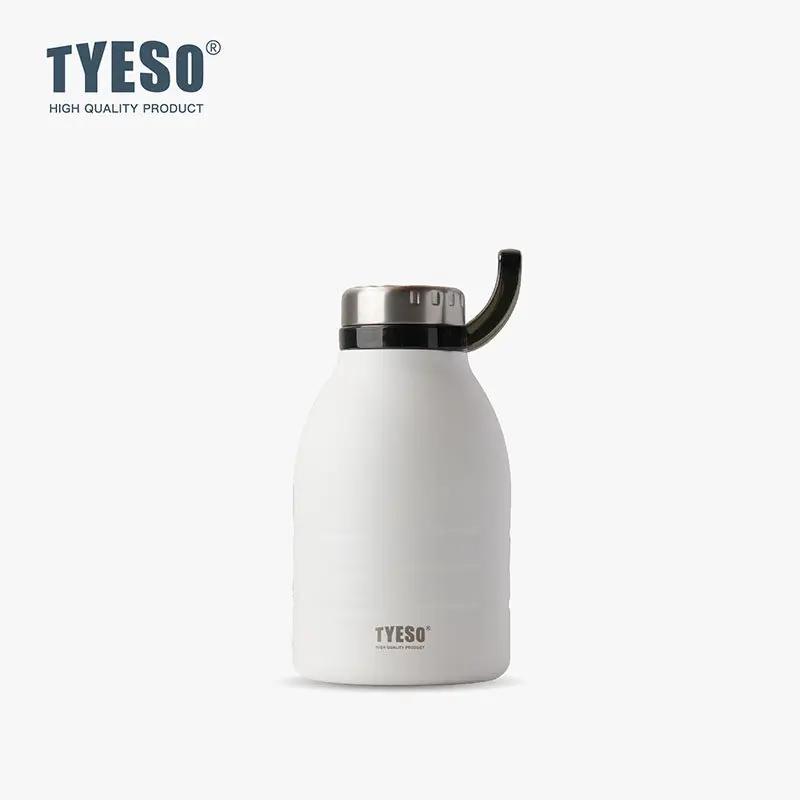 Tyeso Термосы 1500 мл со стикером, изолированная фляга, бутылка для воды для активного отдыха и спорта с удобной застежкой, большая, для путешествий
