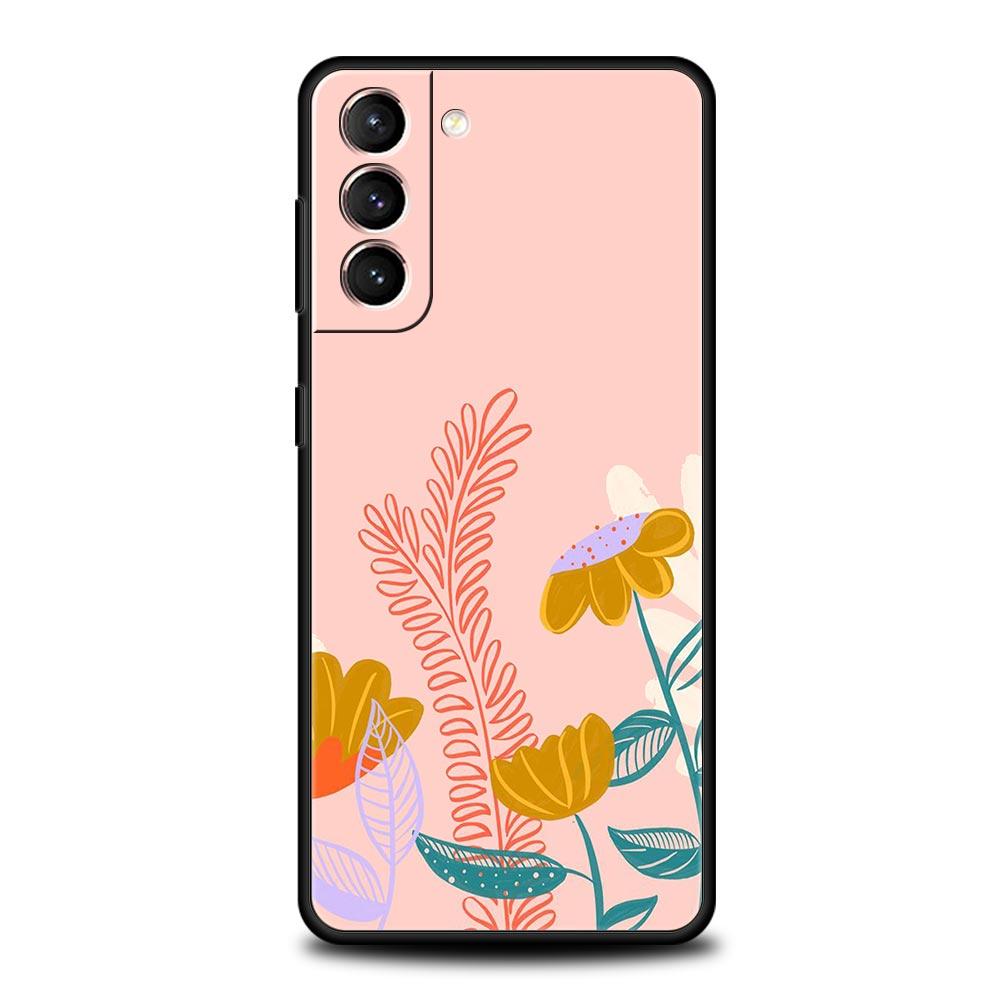 Милый Мультяшный Чехол для Телефона с Рисунком Конфет Для Samsung Galaxy S24 S23 S22 S20 Ultra S21 FE 5G S10 S9 Plus S10E S8 Мягкая Силиконовая Крышка