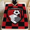 1Pc America 250 Print Flannel Blanket, High quality Comfortable for All Seasons, Home Decor, Warmth and Comfort, Perfect for Christmas GiftS