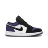 Air 1 Low Grade School 'Court Purple' (Unisex) White / Black / Court Purple Vintage Basketball Shoes 553560 125