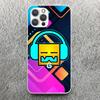 Мягкий чехол с принтом игры Geometry Dash для iPhone 17 Air 16 16E 15 14 Plus 13 Mini 12 11 Pro Max, чехол для телефона SE 7 8, чехол с узором fo