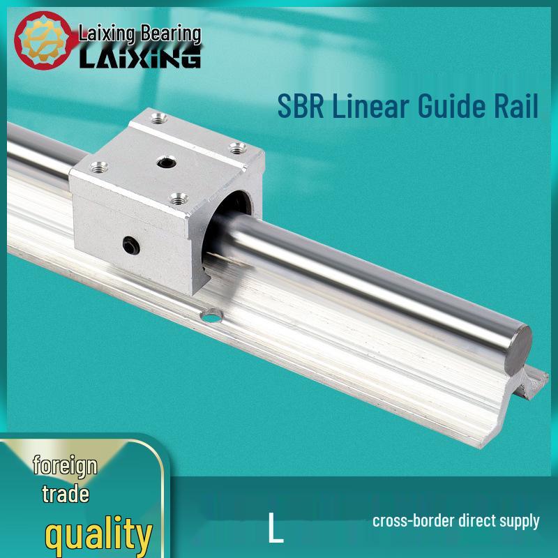Precision SBR Linear Guide & Slider Woodworking Saw Table with Aluminum Support (SBR12, SBR16, SBR20).