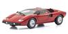 Kyosho Оригинальная масштабная модель Lamborghini Countach LP400 Готовая модель KS08321RT 1/18 (красный)