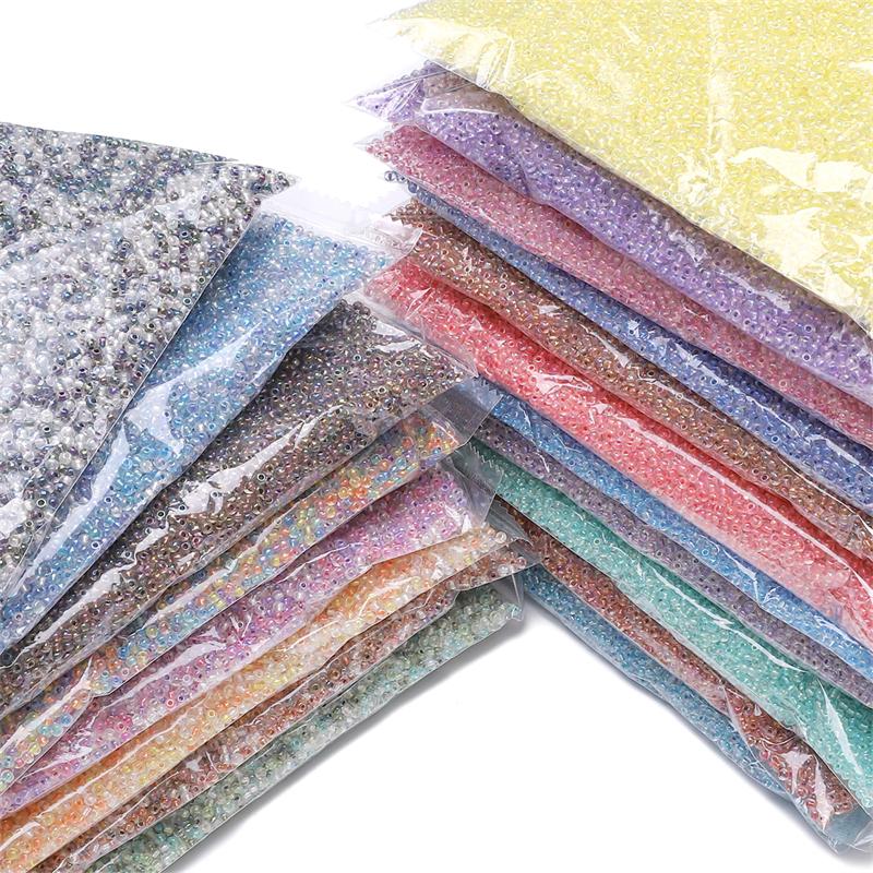 Высококачественные стеклянные бусины, иллюзорный жемчуг, светлое крашение, бусины для серег, браслетов, ювелирных изделий своими руками, изготовление аксессуаров