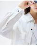 Lightweight and relaxed short jacket for female actors, versatile and cool top for women