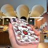 Кожаная текстура Case с мультяшным рисунком Sanrio для Apple 14/16, Дизайн с большим отверстием