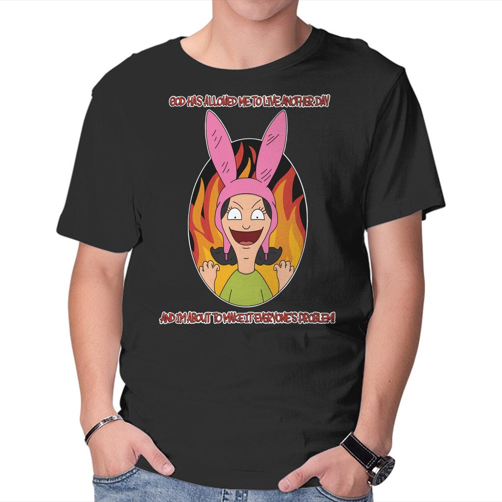 Unisex Crew Neck T-Shirt Louise Lives Graphic Short Sleeve Casual Tee