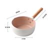 Кухня Антипригарная кастрюля с деревянной ручкой Сковороды для омлета Кастрюли для приготовления молочного супа Кухонная утварь Индукционная плита Универсальная