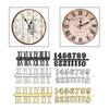3pcs Clock Numerals Kit Arabic and Roman Number Hands Quartz DIY Digital Clock