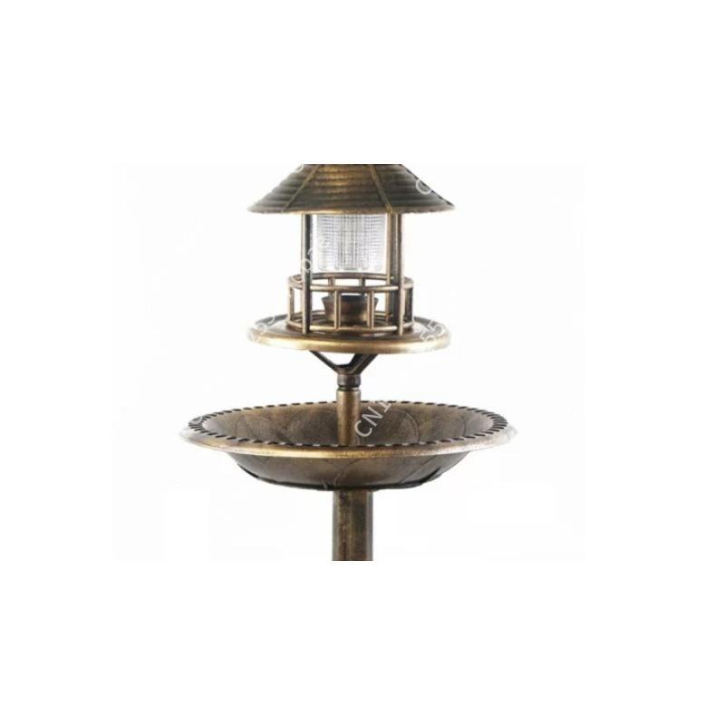 Garden Supplies Solar Bird Bath Plastic Bird Feeder