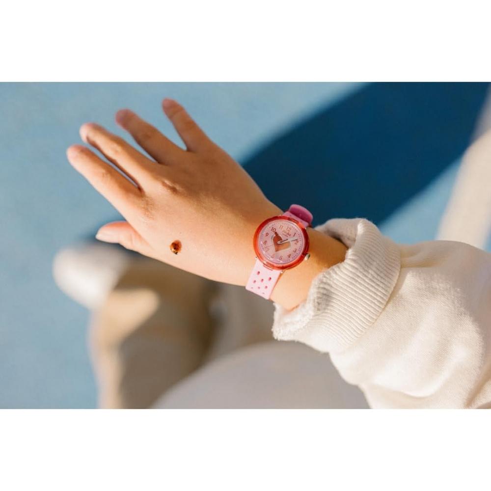 SWatch [flick Flack] Детские часы Fizz In pInk Fizz In pInk Fcnp004 Девочки pInk pInk