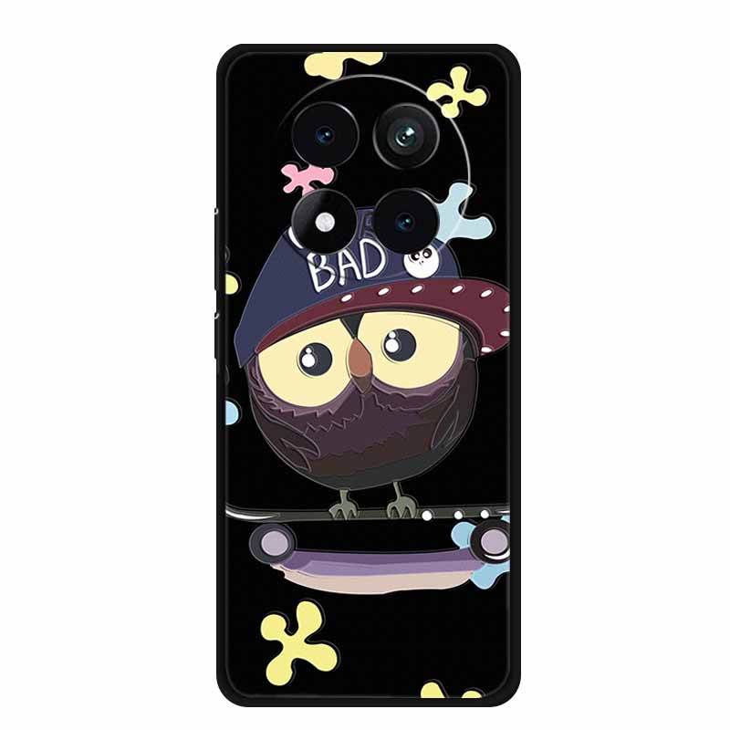 3D Emboss Case For Xiaomi Redmi Note 15 Phone Case Flowers Black Silicone Soft Back Cover Coque For Redmi Note 15 Pro Plus Case