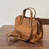 Handbag Genuine Leather Casual Versatile Tote Bag Soft Cowhide Women's Shoulder Crossbody Bag