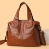 Women's Tote Bag Soft Leather Handbag Crossbody Bag Large Capacity Commuter Shoulder Bag