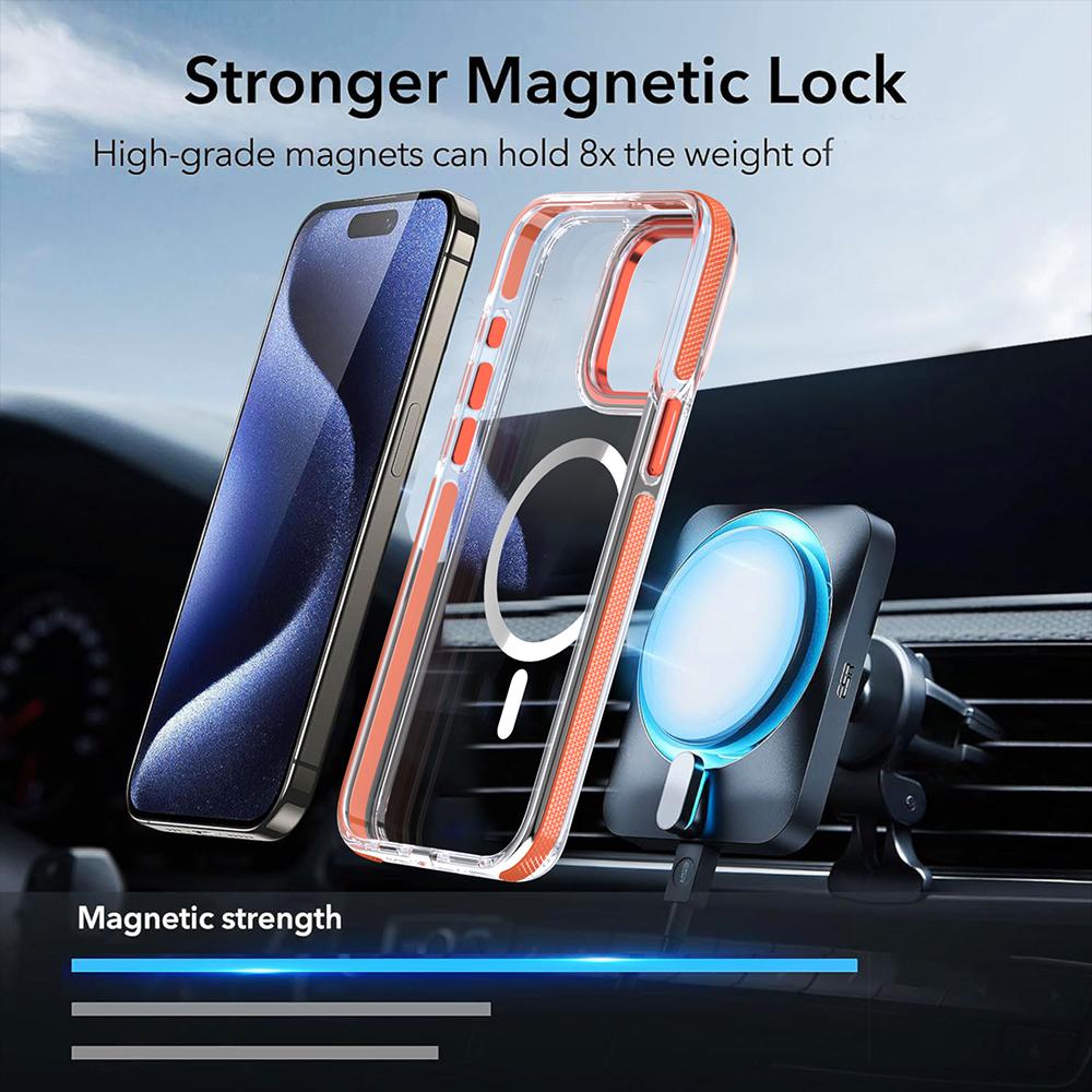 Чехол для iPhone 15 14 13 12 11 Plus Pro Max с цветной рамкой, магнитный чехол Magsafe для беспроводной зарядки, прозрачный корпус, защита от падения, чехлы