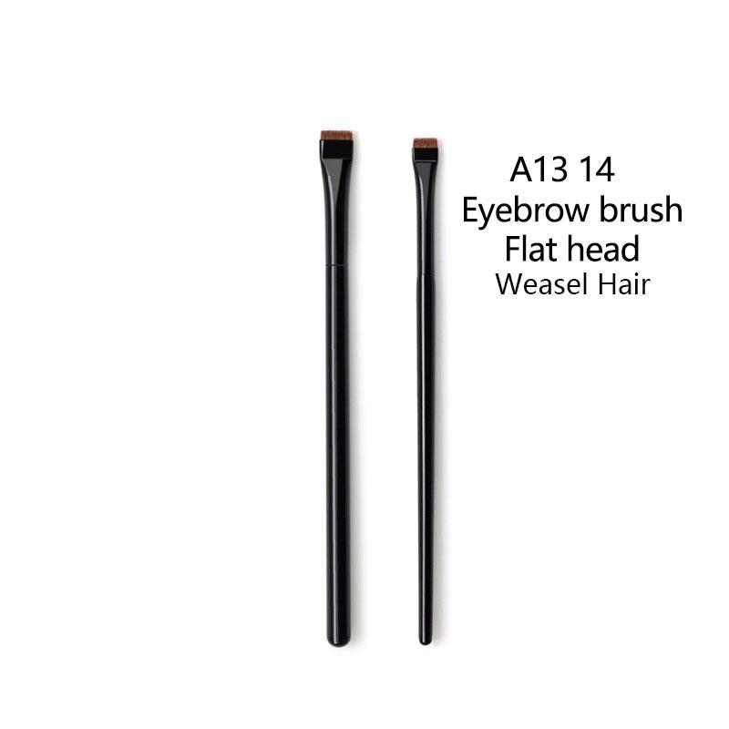 1pc Super Thin Angled liner Make up brush Eye brow Synthetic hair Makeup brushes Fine Eyebrow sharp cosmetic tools Professional