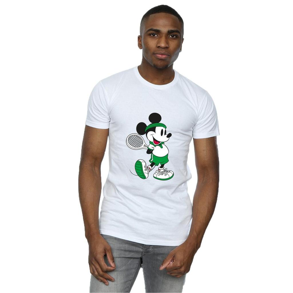 Disney Mens Mickey Mouse Tennis T-Shirt
