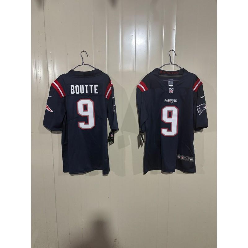 Mens American Football Jersey Loose Fit Short Sleeve Team Uniform Embroidered Patriot Design