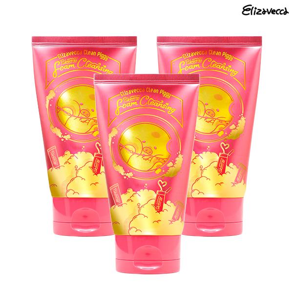 Elizavecca Clean Piggy Pink Energy Пенка для умывания, 120 мл (2 разных количества)