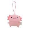 Morisaka Global Petamon Mascot, Axolotl, 5.5 X 2.5 X 6.5cm, Animal, Axolotl, Strap Charm, Cute Plush Toy, Perfect for Outings, Photo Shoots, Bags,