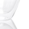 Lise DUKA Glass Thermal Cups Set with Saucers