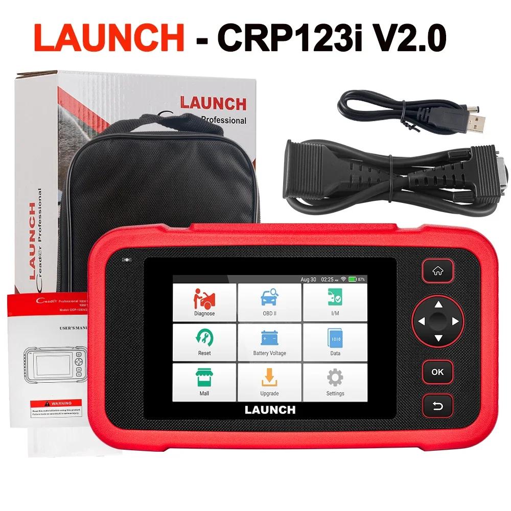 2026 Новый LAUNCH X431 CRP123E V3.0 Автомобильный OBD2 Сканер ABS SRS Двигатель АКПП Автомобильные Диагностические Инструменты 7 Сбросов Сервиса Бесплатное Обновление Онлайн