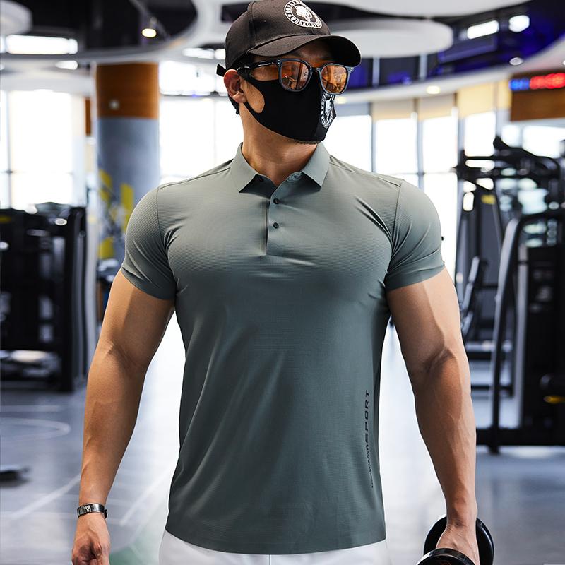 Футболка для спортзала Мужская футболка большого размера Dry Fit для мужчин Спортивные футболки Толстовка Топы Однотонная одежда для тренировок мышц Активная одежда для йоги Футболка