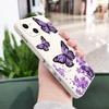 Purple Butterflies Phone Case For iPhone 17 17 Air 16 15 14 13 12 11 Pro Max Mini X XR XS MAX Cover