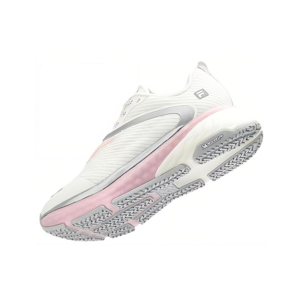 Fila Spd Cheeta Comfortable Versatile Fabric Durable Low-Top Running Shoes Women Sneaker White Pink A12W411113FSW