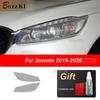 Для Kia Rio Stinger Sportage Sorento Optima K5 Telluride Защитная пленка для фар автомобиля Прозрачная Черная TPU Наклейка Аксессуары