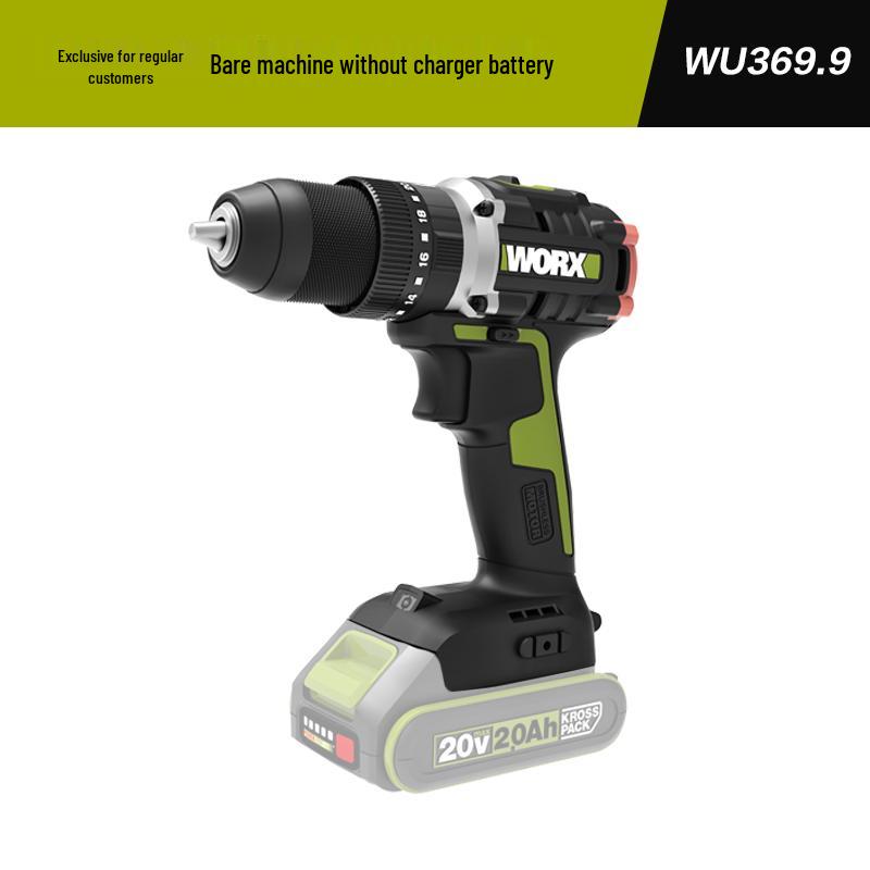 Wickes WU182 Аккумуляторная бесщеточная электрическая дрель и гайковерт в комплекте, Ручной электроинструмент с пистолетной рукояткой, работающий от литиевой батареи.