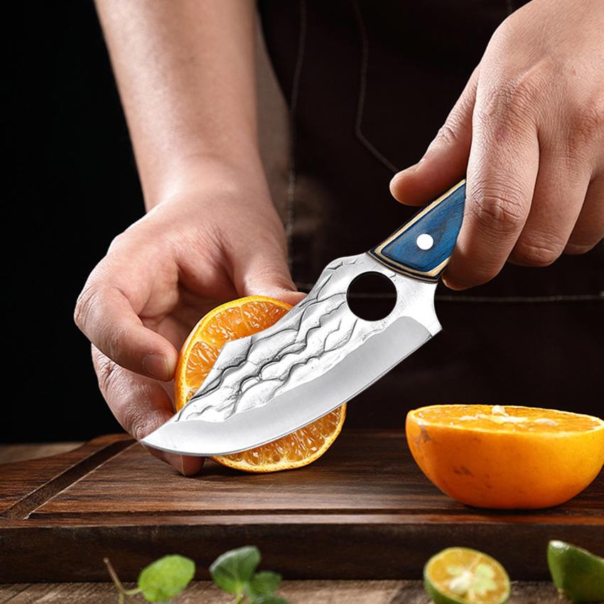 Нож для обвалки вручную, профессиональные кухонные ножи, ножи шеф-повара из нержавеющей стали, нож для нарезки фруктов, рыбы, мяса, мясника