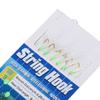 5PCS Carbon Steel Fish Skin String Hooks with Luminous Beads Fishing Bait Rigs  Saltwater Fishing