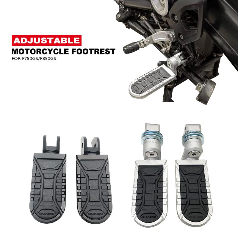 F750GS F850GS Регулируемая передняя и задняя подставка для ног, вращающиеся пассажирские подножки для BMW F 750GS F850 GS ADV Adventure