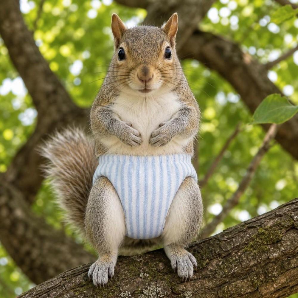 Elasticity Squirrel Diapers Breathable Squirrel Underwear For Guinea Pigs, Squirrels