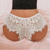 Temptation Eyelashes Lace Low-Waist Transparent Sexy Briefs