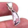 Natural Pink Amethyst Gemstone 925 Solid Sterling Silver Jewelry Pendant 1" V3S01