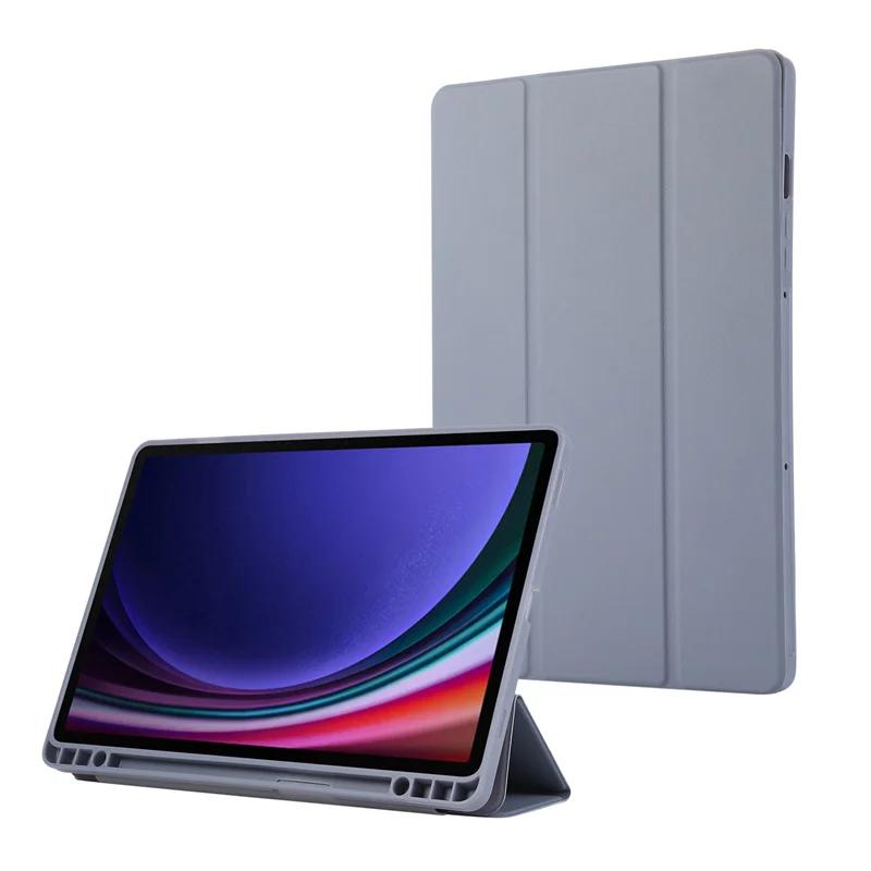 Чехол Funda для Samsung Tab S10 Lite, 10,9 дюйма, трехскладной, с мягкой задней крышкой-подставкой, чехол-обложка для планшета Galaxy Tab S10 Lite с держателем для стилуса